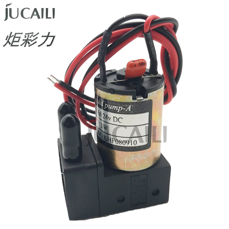 Jucaili Eco Solvent Printer khf  ink Pump 3W 24V DC 100ml-200ml small Ink pump for Human Galaxy Xuli printer