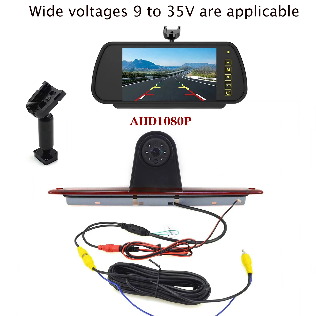 

Used in Mercedes-Benz Sprinter (2006-2018) and Volkswagen Crafter (2007-2016) AHD1080P reverse cameras