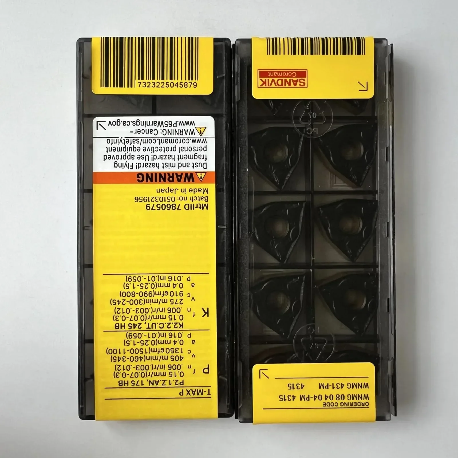 

SANDVIK-Coromant / WNMG080404-PM 4315 / 10 Pcs