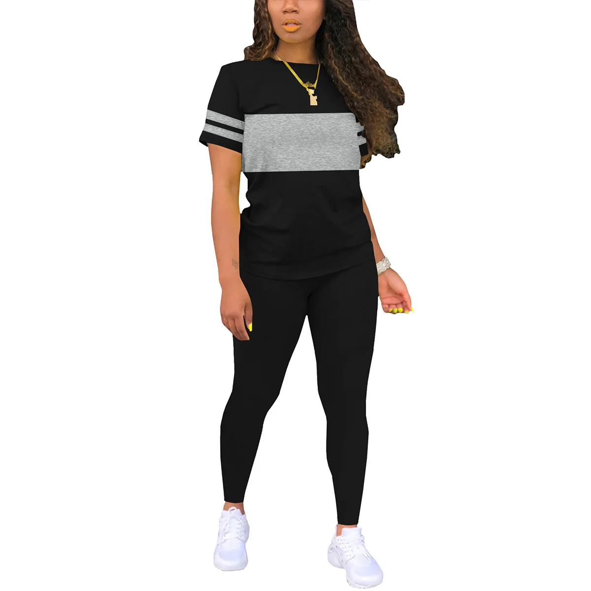 Women Summer Casual Set Fashionable Comfortable Ensemble Ladies Clothing Outfit 2 Pieces Set For Womanconjunto Dos Piezas Mujer