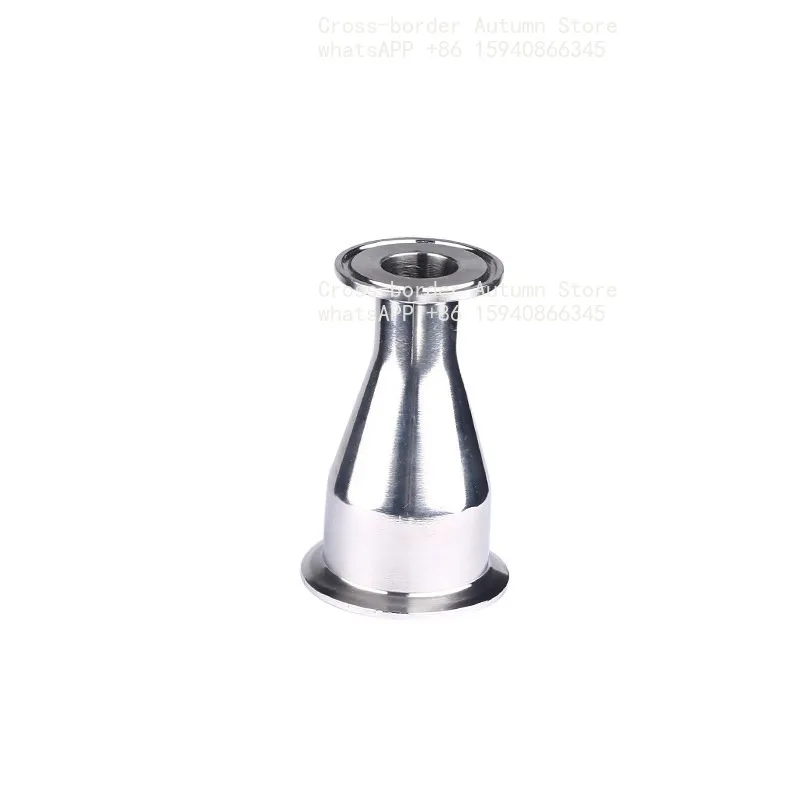 304 stainless steel, quick-loading size head sanitary clamp, variable diameter pipe connector chuck concentric reducer 76 51