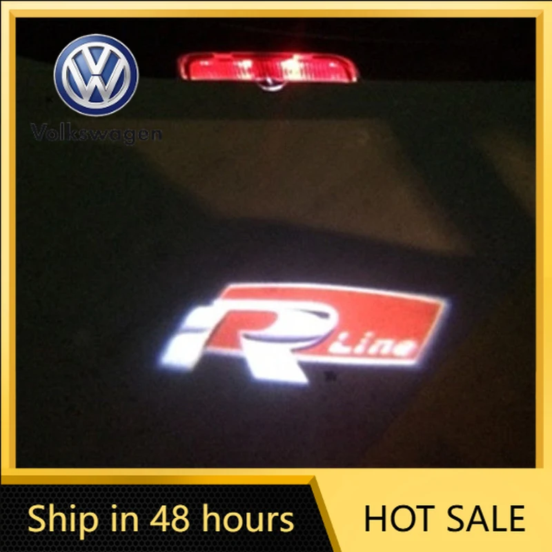 

VW 2026 Hot LED Car Welcome Light Door Logo Projector for VOLKSWAGEN R LINE GTI Touareg Jetta Touran Golf 5 6 7 Passat B6 B7 B8