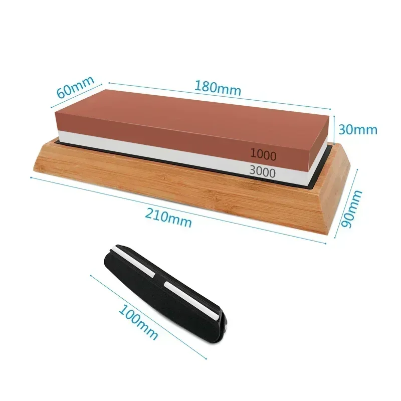 2 in 1 Professional Sharpening Stones Knife Sharpener Double-side Whetstone Grinder Stone Watster Stone Kitchen Gadgets