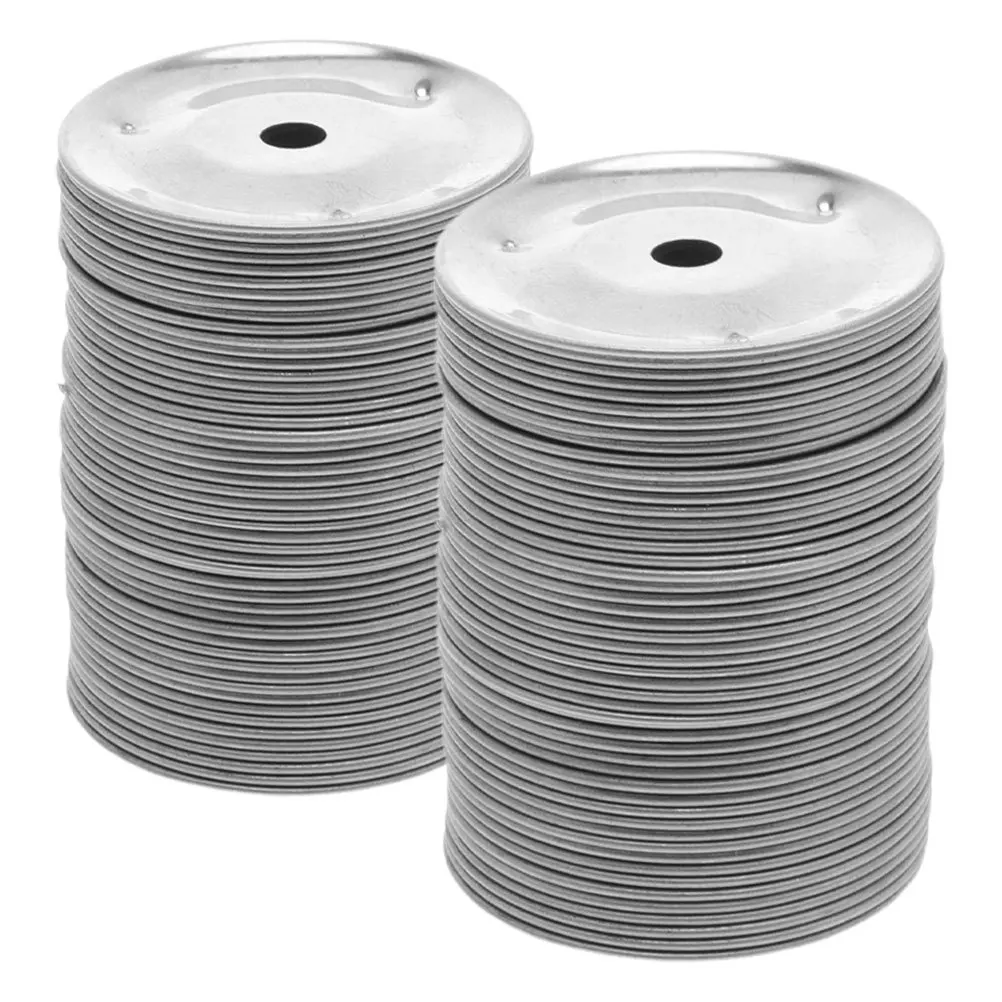 

100Pcs Drum Cymbal Bell Rings Replacement Accessories 38mm Diameter 6mm Hole Drum Set Cymbal Parts for Clear Loud Sound