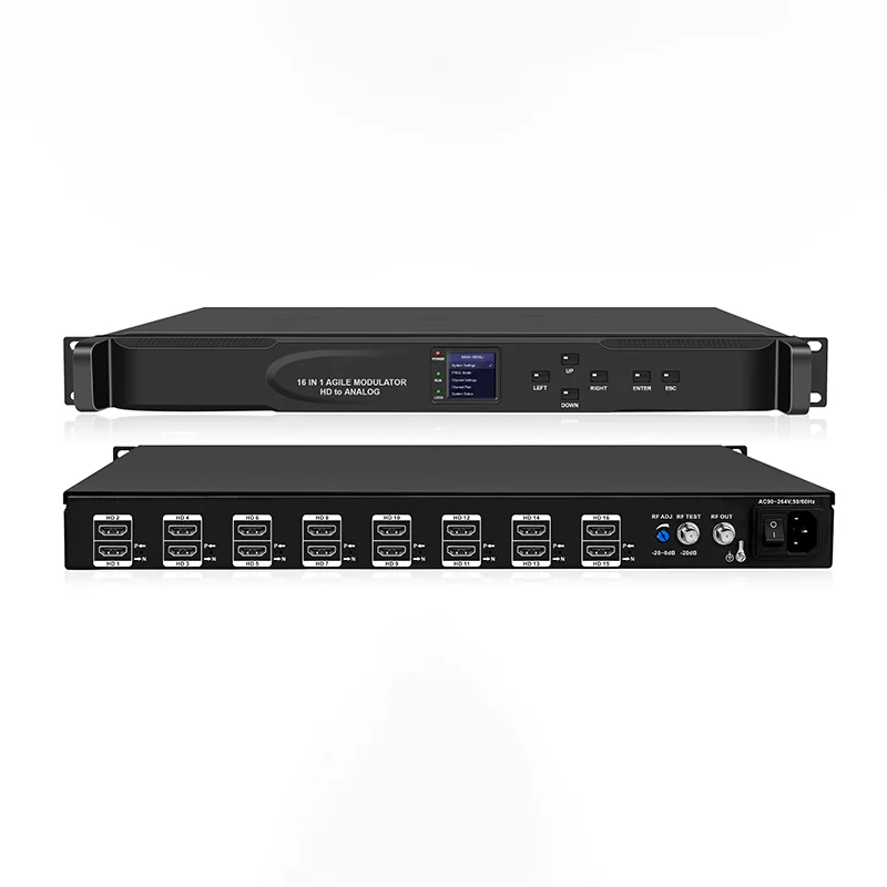 16 in1 المغير HDMI إلى RF المغير التناظري لأنظمة التلفزيون الأمامية NTSC PAL SECAM المغير #2