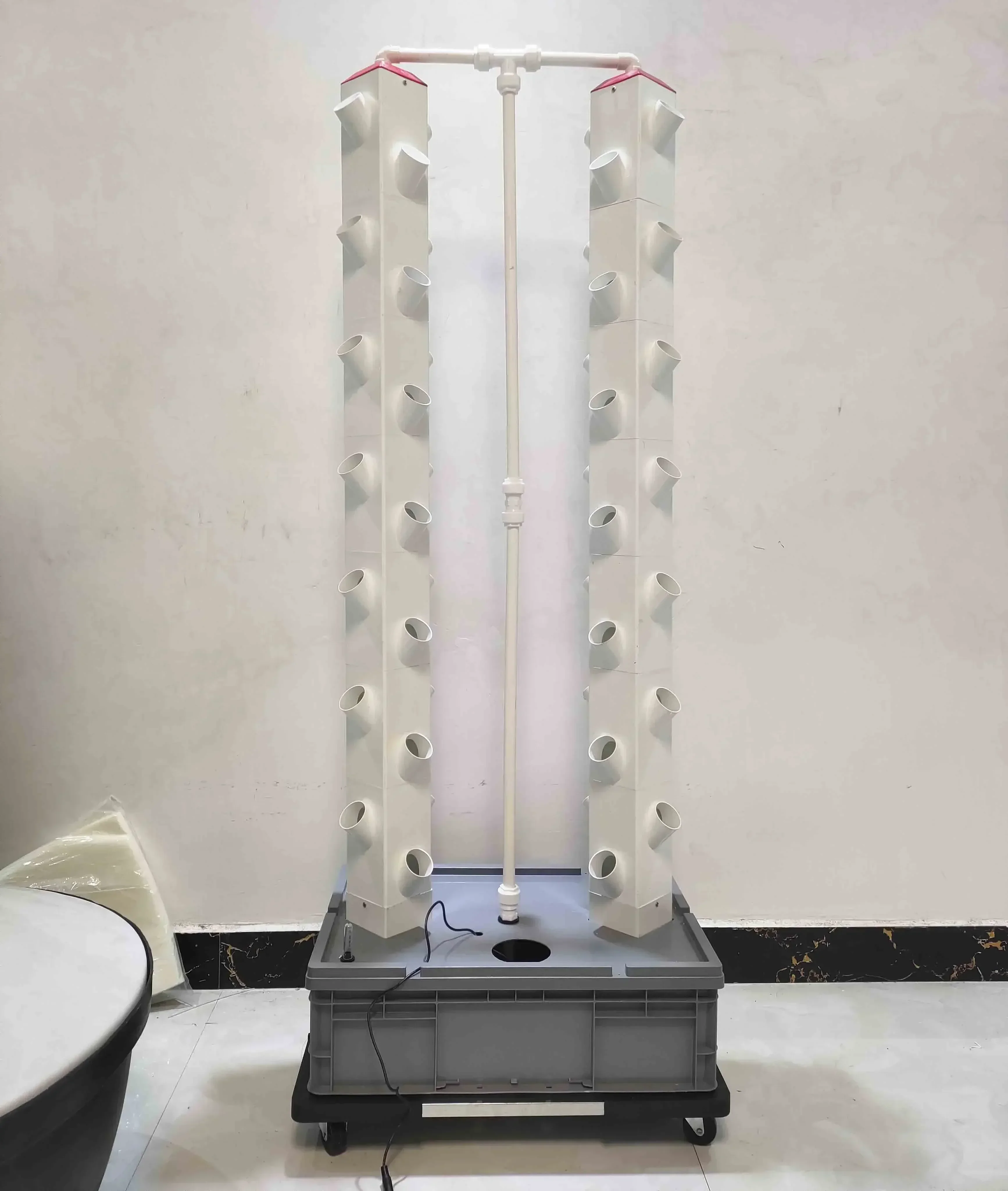 Vertical Hydroponic Growing Tower, Aeroponic System for Indoor Vegetable & Herb Cultivation