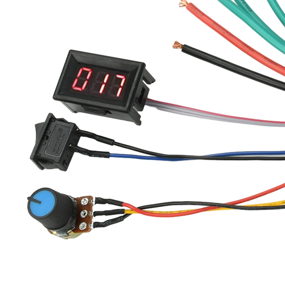 DC 10-55V 30A DC 브러시리스 컨트롤러 DC 3상 브러시리스 전자 속도 컨트롤러 DIY 모터 드라이브 보드 디지털 버전