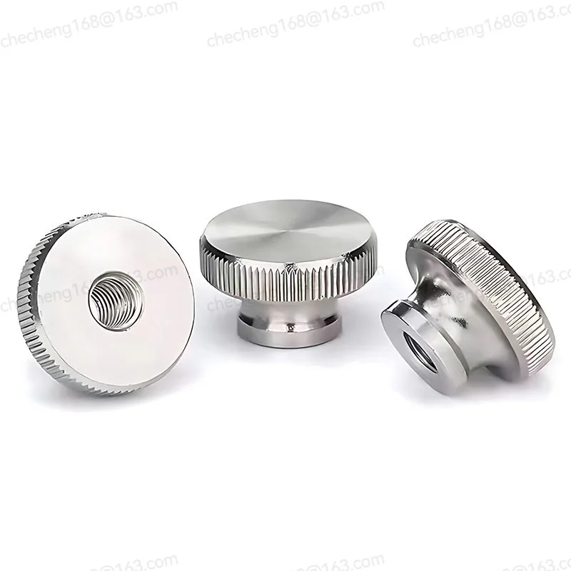 1-2pcs 304 Stainless Steel Hand Nut GB806 High Head Knurled Thumb Nut Advertising Decorative Nail M2 M2.5 M3 M4 M5 M6 M8 M10