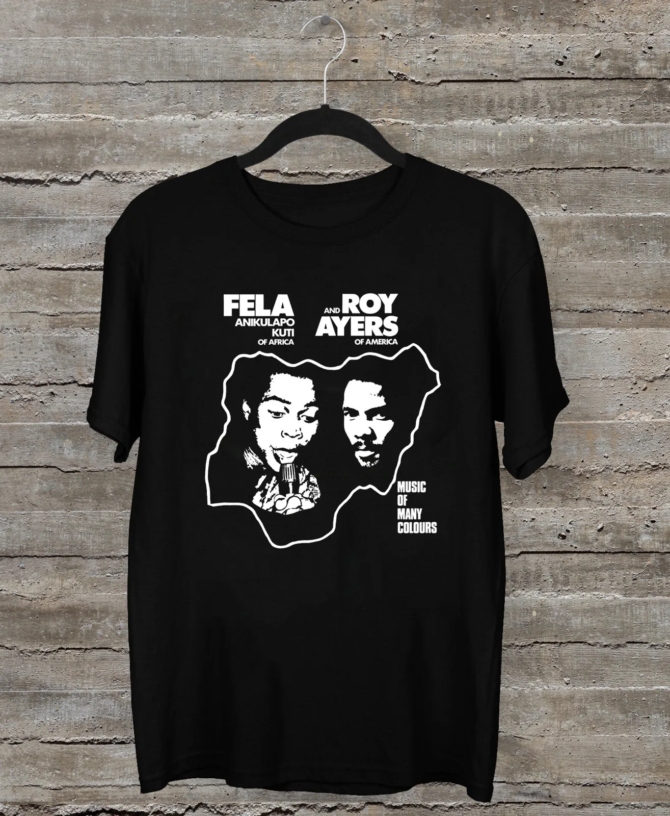Roy Ayers & Fela Kuti Music Of Many Colours Black All Size Shirt OM637