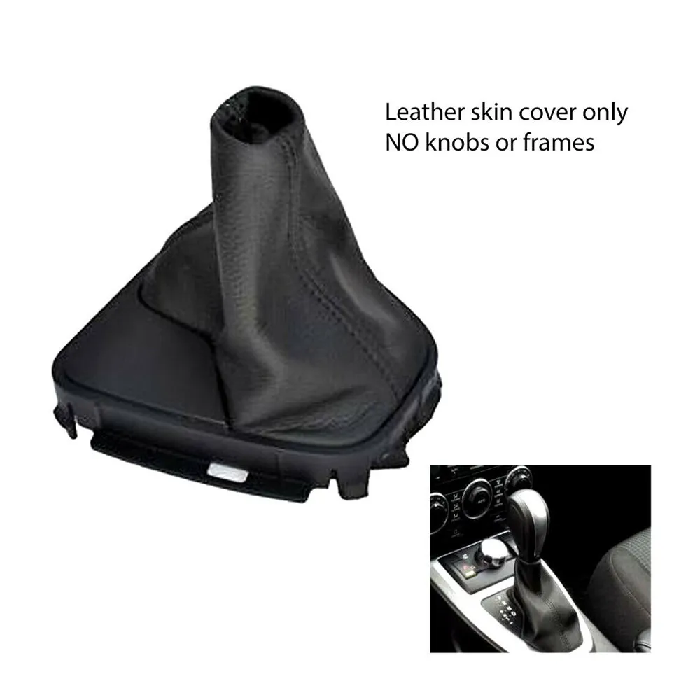 For Land Rover Freelander Mk2 2006-2014 Manual Black Stitch Gear Stick Gaiter Leather Interior Accessories