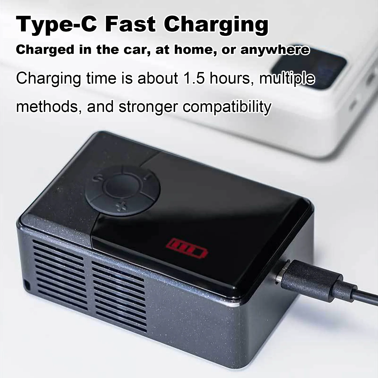 

Перезаряжаемый электрический насос для шин с цифровым дисплеем давления, портативный, для мотоциклов, велосипедов и мячей