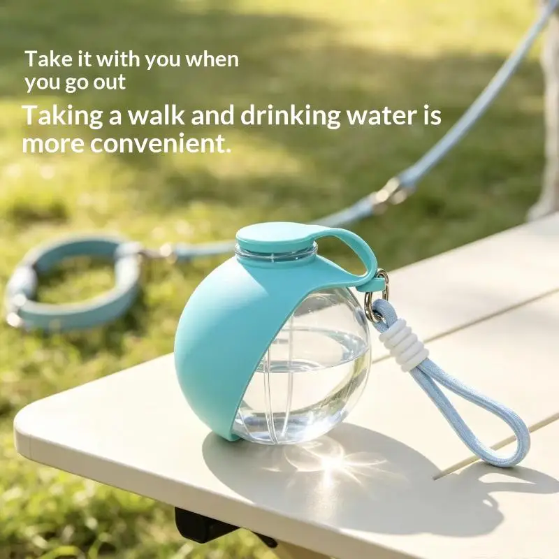 Portable Pet Dog Water Bottle Leakproof Design Detachable Carry Strap For Pet