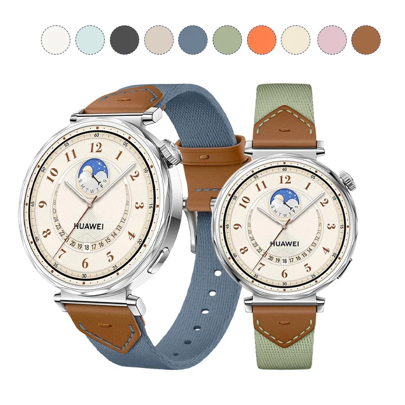 

Нейлоновый ремешок 18 мм для Huawei Watch GT 5 4 41 мм, сменный смарт-браслет для HUAWEI GT5 4 41 мм, аксессуары для браслетов