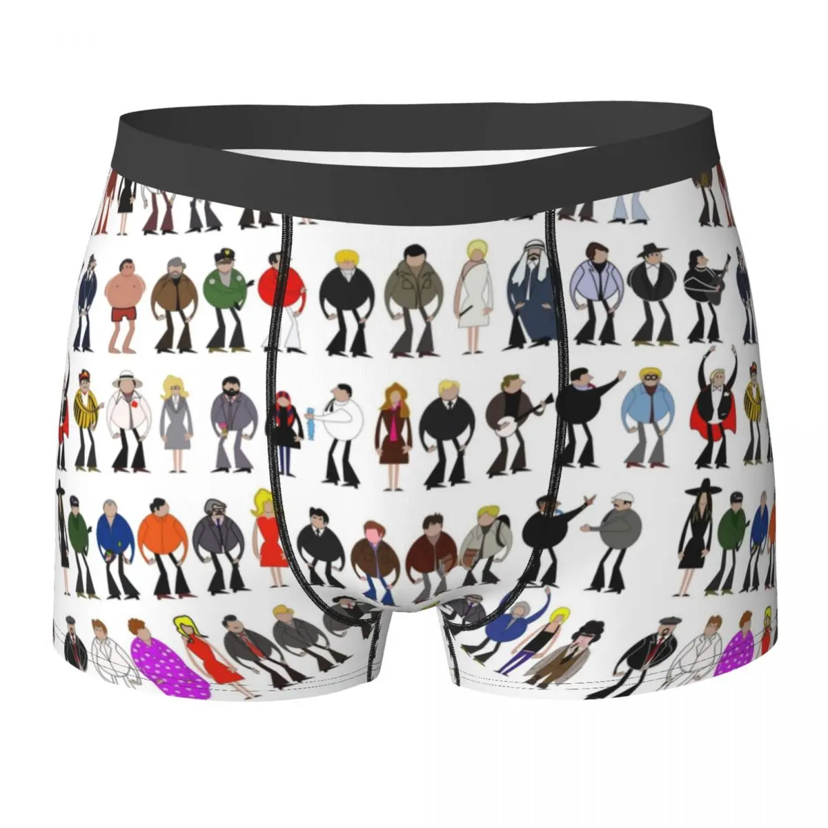 Boxer Underpants Shorts Columbo The Murderers Panties Men's Ventilate Underwear for Homme Man Boyfriend Gifts