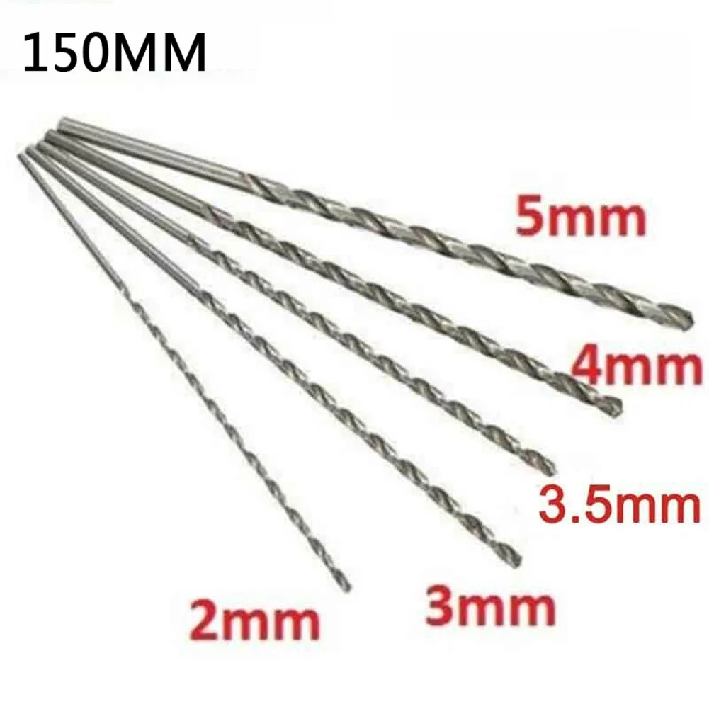 

Practical Drill Bit Drill Bit Set Silver For Plastic For Wood HSS High Speed Steel 10 Pcs 150mm Length Extra Long
