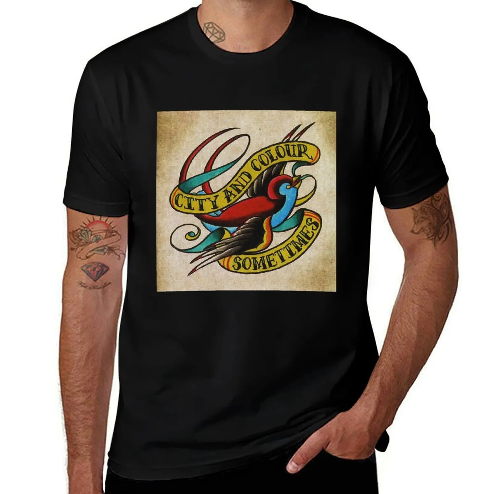 City and Colour sometimes T-Shirt Long Lasting Casual T-Shirt