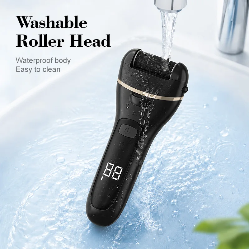 Cordless Electric Foot Grinder, USB Rechargeable Callus Remover, Adjustable Speeds, Pedicure for Men & Women