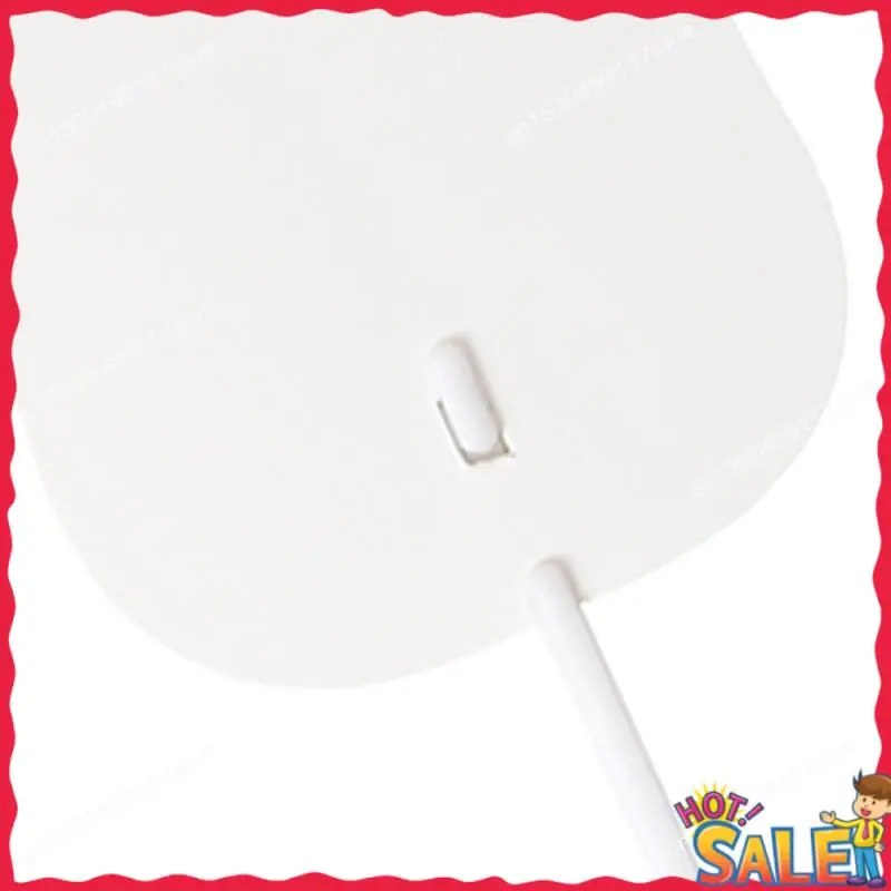 BOFO 30 Pcs Fans Handheld Set Included Blank Fan Handle Craft Sticks Church Fans For DIY Crafting Painting Hand Held Parlor