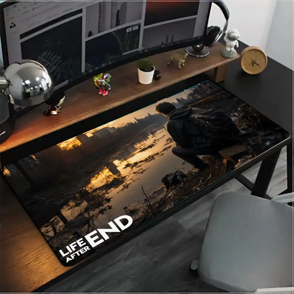 

Brand New L_Life A_After E_End Gaming Mouse pad 900x400mm Cute Gaming Desktop Mat Desktop Gaming Accessory Keyboard Desktop Mat