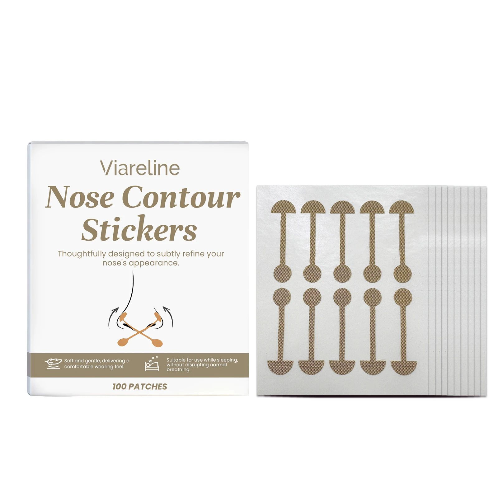 Shrinking Nose Wing Stickers Boost Nasal Skin Elasticity Contour Narrow Smaller Thinner Nose Shaper Sticker Nasal Shaping Patch