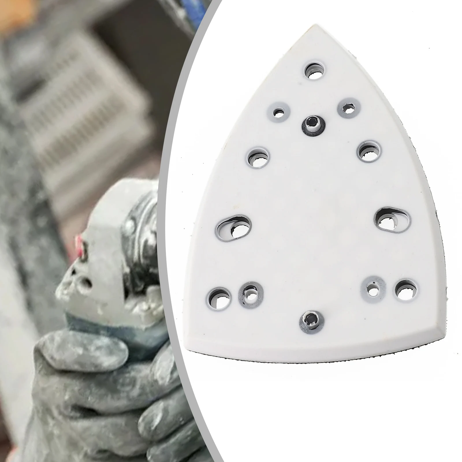 Soft Disc Sanding Pad Accessory Assembly Backup Plate Dust Free Dust-Free Fitting PU Foam Nylon Replacement Tool 148X98mm Part