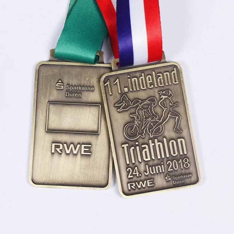 

Manufacturer Supplies Sports Antique-Style Metal Medals Marathon Race Diecast Medal Company Gift Medal