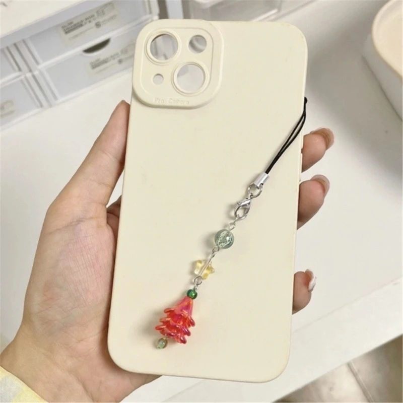 Christmas Tree Phone Charm Phone Pendant Straps Perfect Gift for Individuals