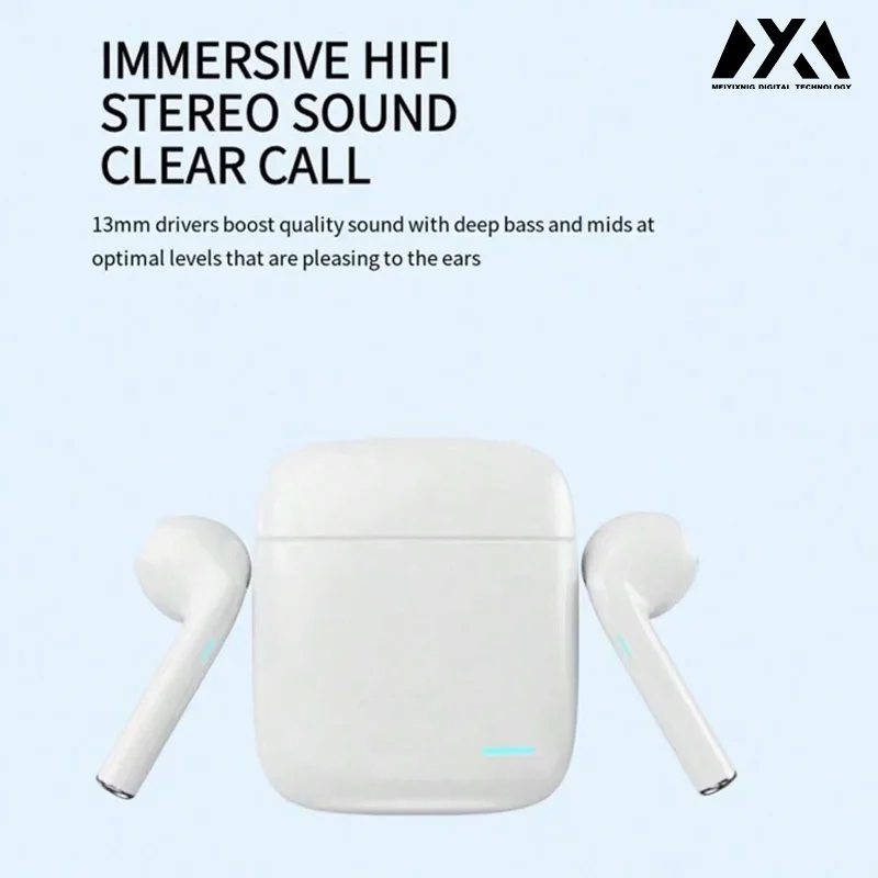 

X27-Wireless earbuds Stereo bass headphones in ear noise cancelling TWS earbuds Sports Mini charging case earbuds Android IOS