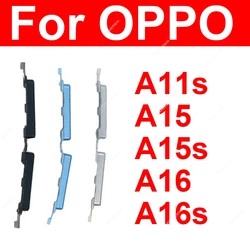 Power Volume Side Button Flex Cable For OPPO A11s A15 A15s A16 A16s Power On / Off & Volume Up Down Side Key Replacement Parts