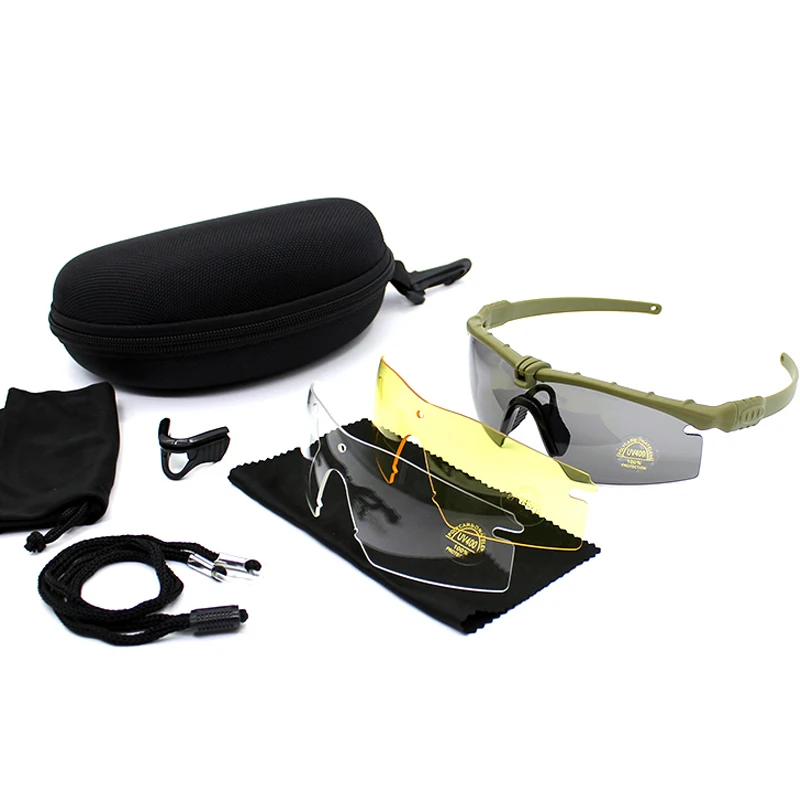 3.0 Tactical Sport Goggles Polarized Military Army Goggles Hunting Shooting Glasses Climbing Hiking UV400 Sunglasses