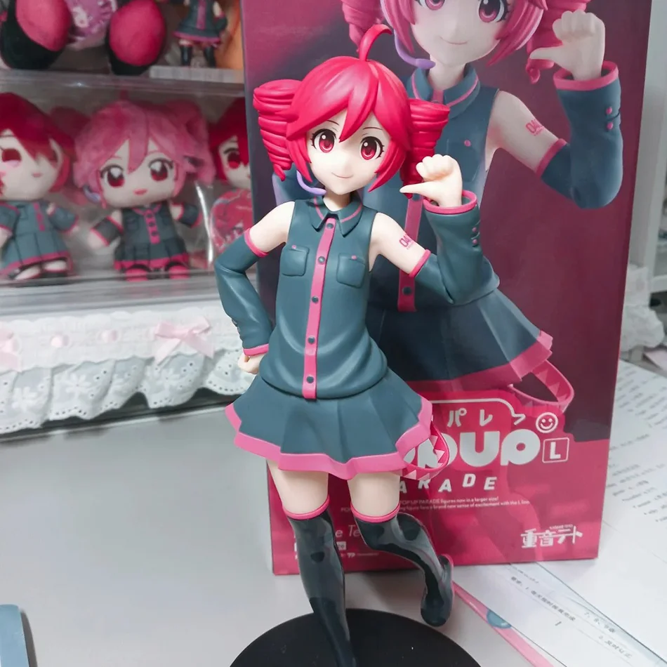 Heiße Kawaii Girl Kasane Teto Anime-Figur, modische Kasane Teto Actionfigur, Weihnachtsgeschenk, PVC-Sammelmodell, Puppenspielzeug