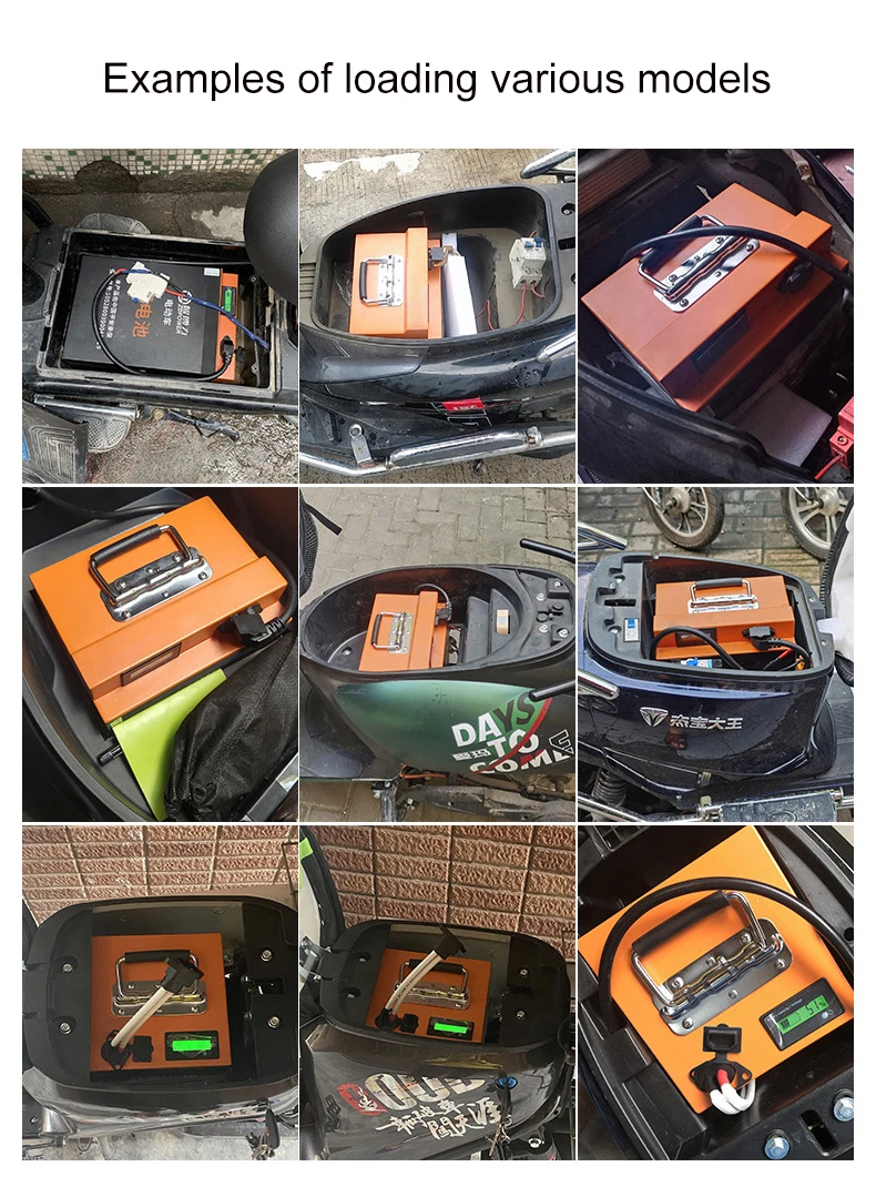 72V 60Ah Electric Motorcycle Ebike Battery 72Volt Lithium Ion Pack For 2000W-4000W Motors New 2000W-4000W Motor