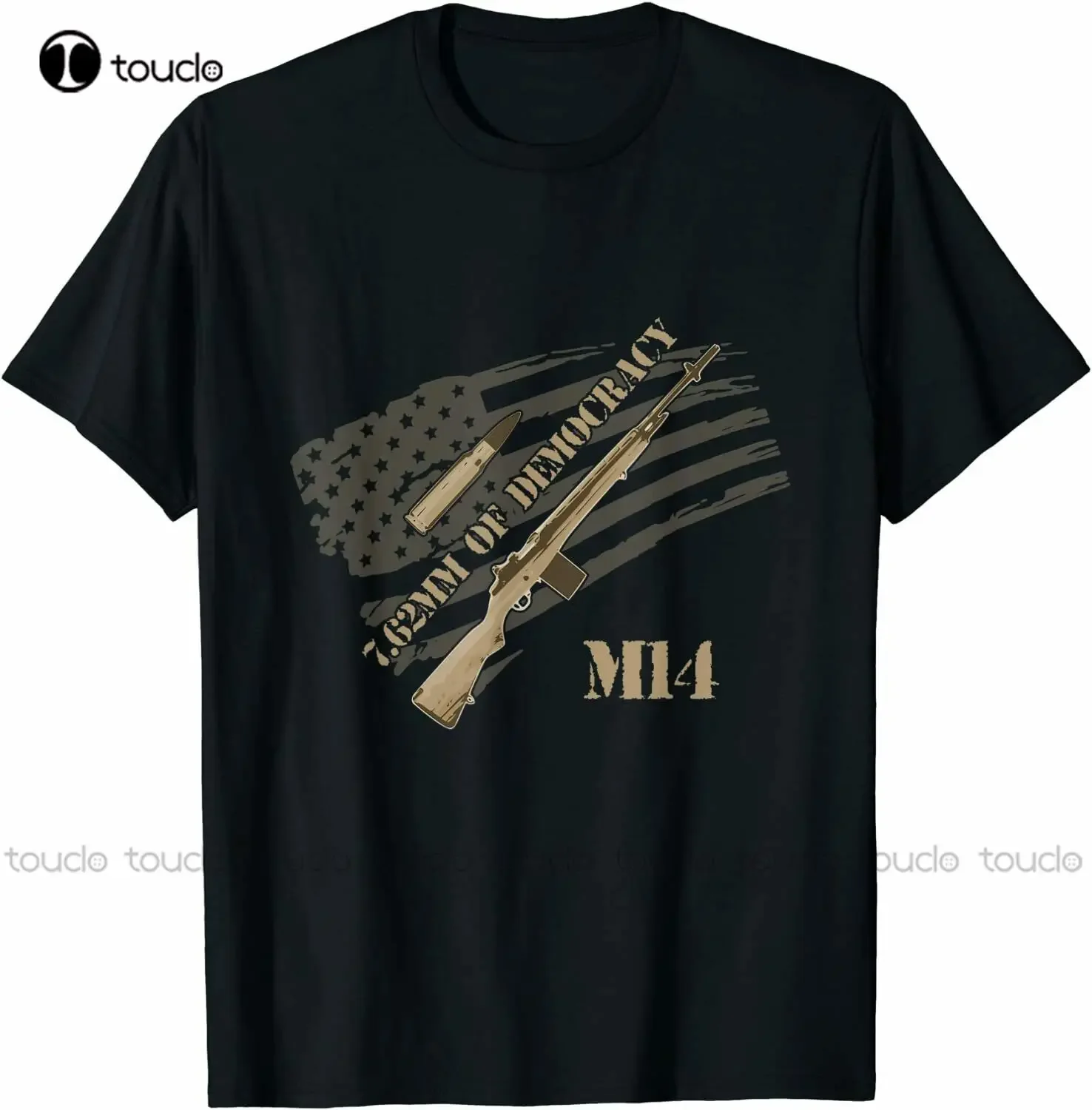 New M14 Rifle Fan T Shirt 7.62 Nato Vietnam Democracy Joke T Shirts For Women Cotton Tee S-5Xl Unisex