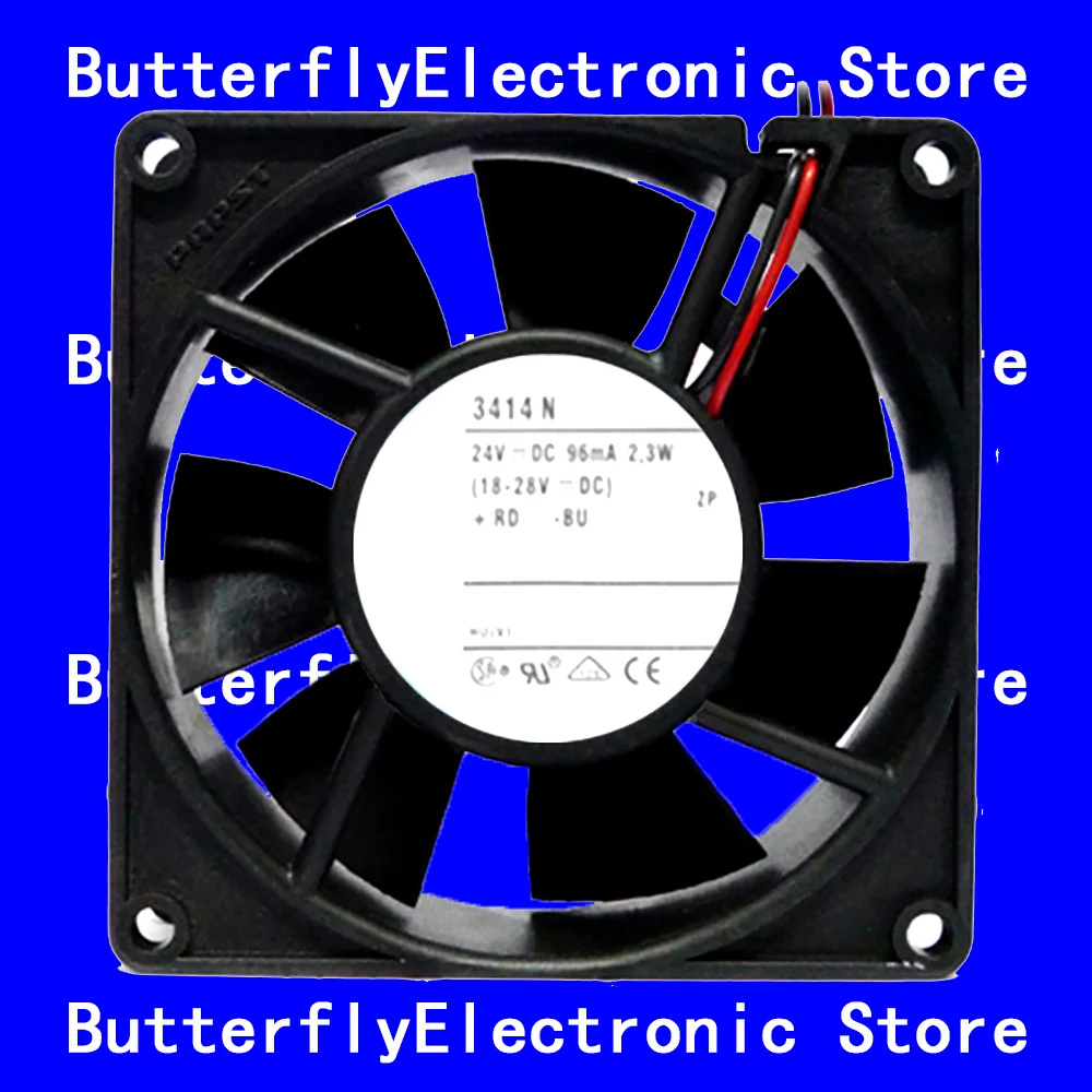 

ОРИГИНАЛЬНЫЙ НОВЫЙ 3414N 3414 N 24 В постоянного тока 9225 2,3 Вт охлаждающий вентилятор 9225 9 СМ 92*92*25 ММ