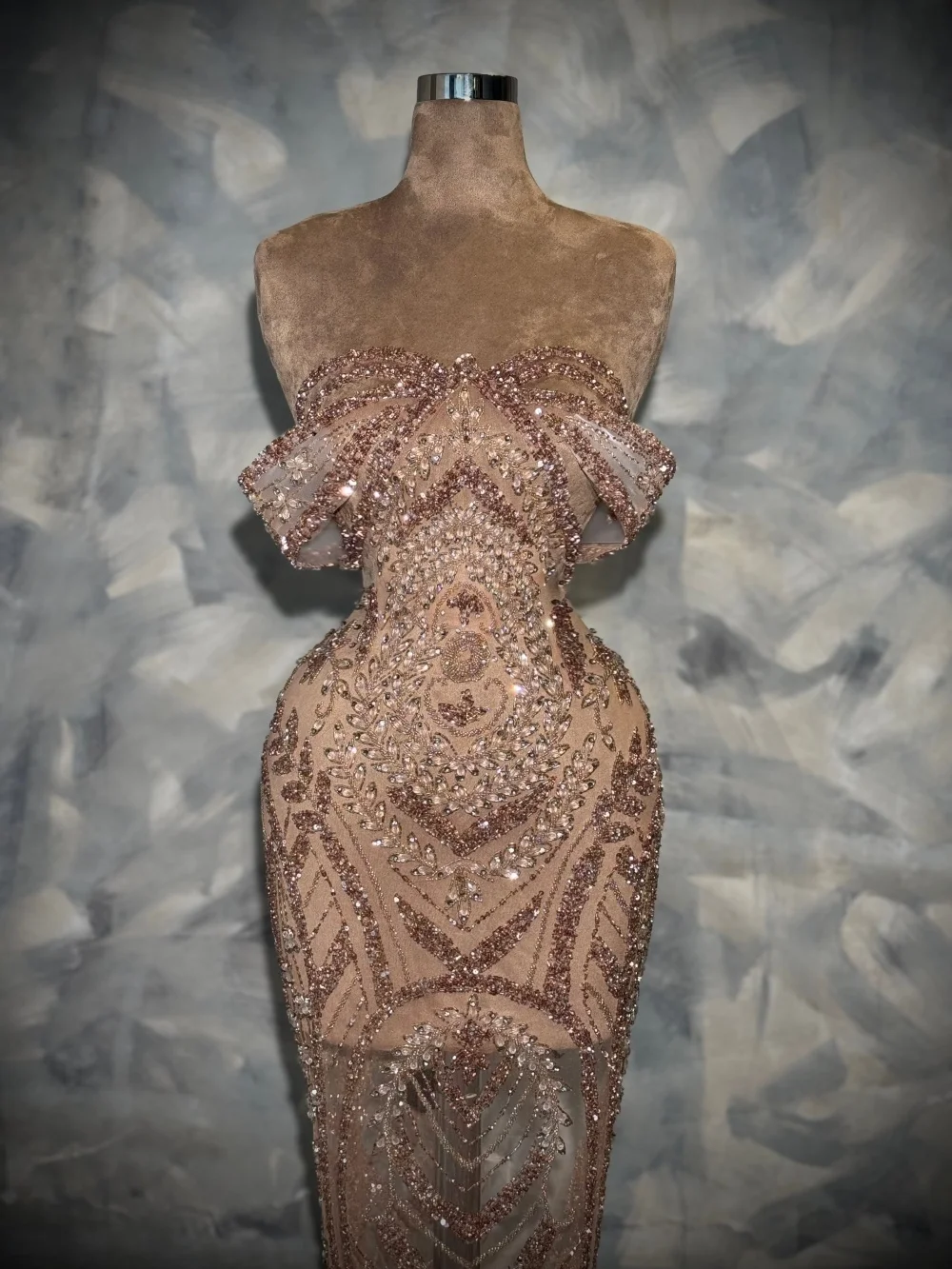 DMDRS Romantische off-shoulder avondjurk 2026 Prachtige strapless feestjurk Klassiek met kristallen verfraaid tot de grond Feestjurk