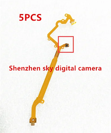 

5 шт. гибкий кабель затвора диафрагмы объектива для CANON PowerShot S100 S100V S110 S200 ремонт с IC