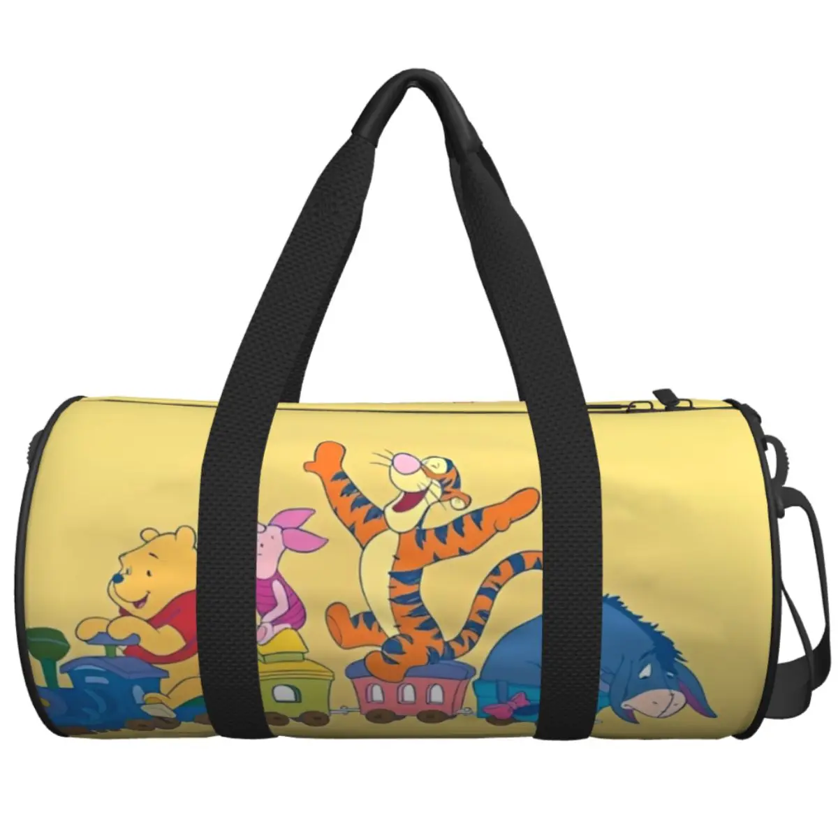 

Винни-Пух, поросенок, тигра, уа, дорожная сумка, спортивная сумка для плавания с животными, мужские спортивные сумки для фитнеса большой вместимости, сумки-оксфорды
