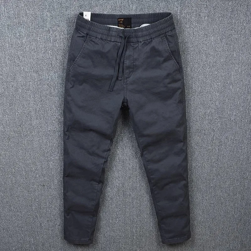 

American Sle Casual Work Trousers for Men Spring Autumn Wear Resistant Large Size Dirt Long Pants Leisure Workwear