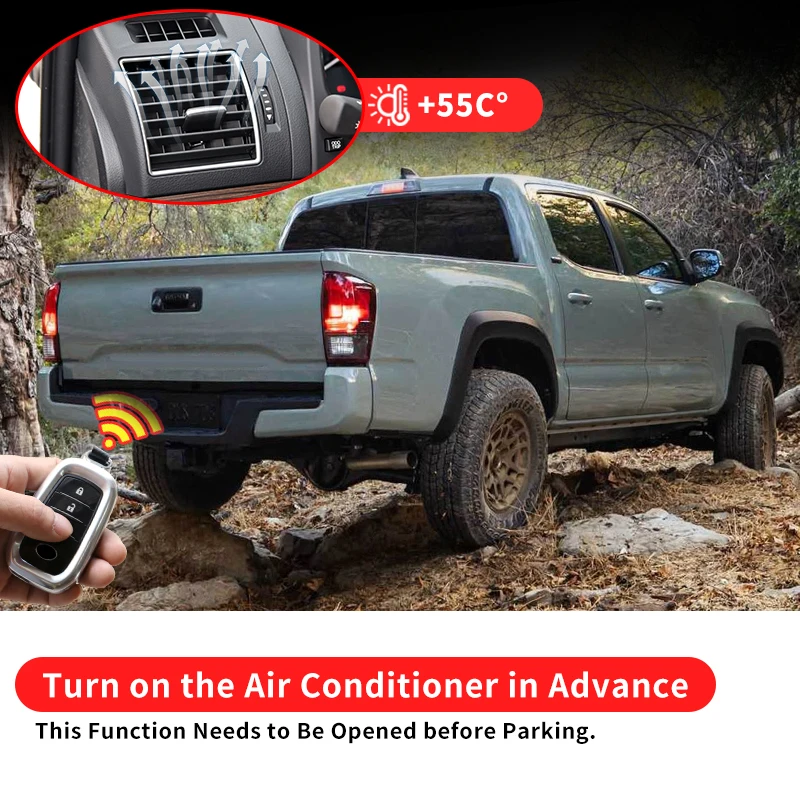 لتويوتا تاكوما TRD، Trailhunter، محدود، مفتاح بعيد، ملحقات مطورة، طقم الجسم تبديد الحرارة عن بعد 2016-2023
