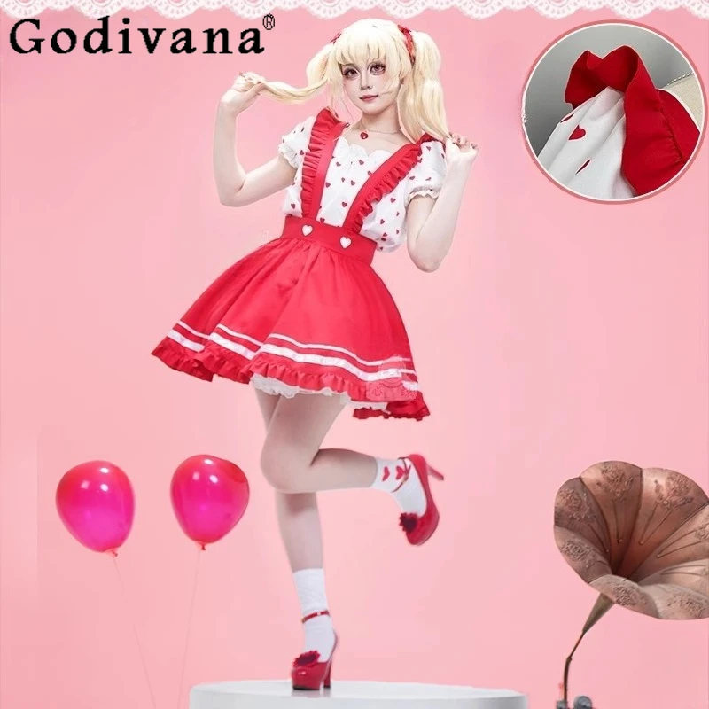 

Anime Hoshimiya Kawaii Dress Set Women Accessories Sweet Party Dress Full Set Female Singer Uniform Halloween Dress Outfits