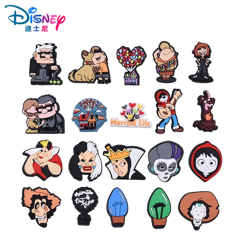 

Disney Coco 9-50PCS Shoes Charm Decorations Various styles Random Mixed PVC Decoration Detachable Waterproof For Party Gifts