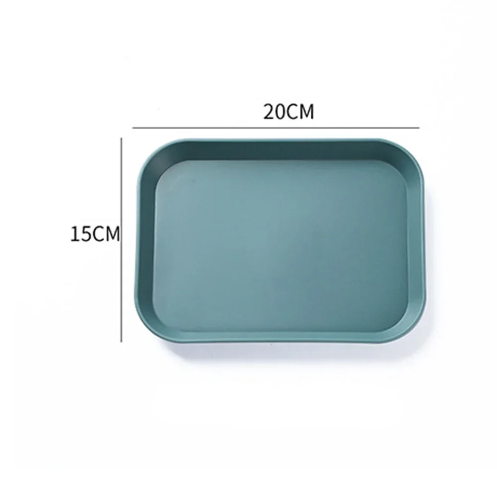 Silicone Plastic Flat Tray 105g/186g/320g Square Anti-slip Twistable Stand Mobile Holder Bathroom Soap Tray Table Decoration