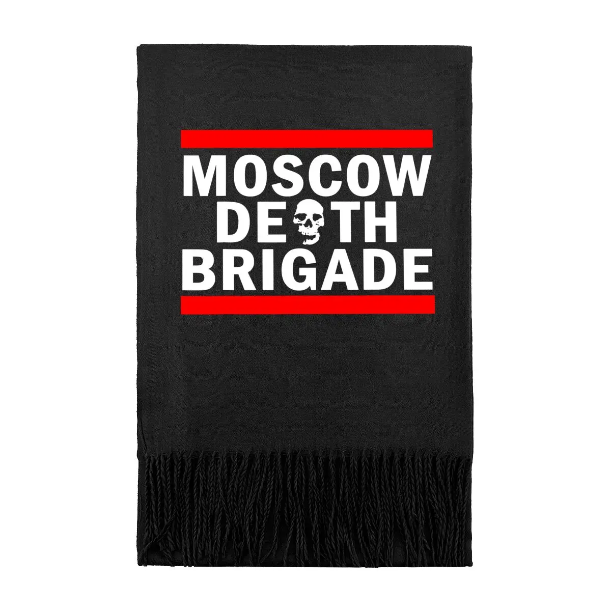 

Москва Death Brigade Bold Text Женские зимние теплые шарфы Модные длинные накидки