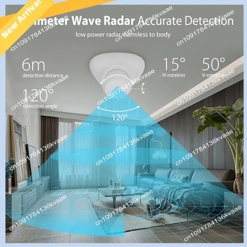M01K Tuya Zigbee Wifi Human Presence Detector 24Ghz Radar Detector Microwave Wireless Easy To Use