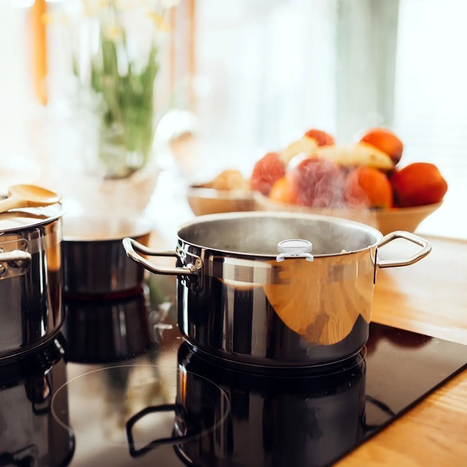 

Frying Thermometer Stainless Steel Instant Read Cooking Food Temperature Probe for Liquids Oil Bbq Meat Wide Range