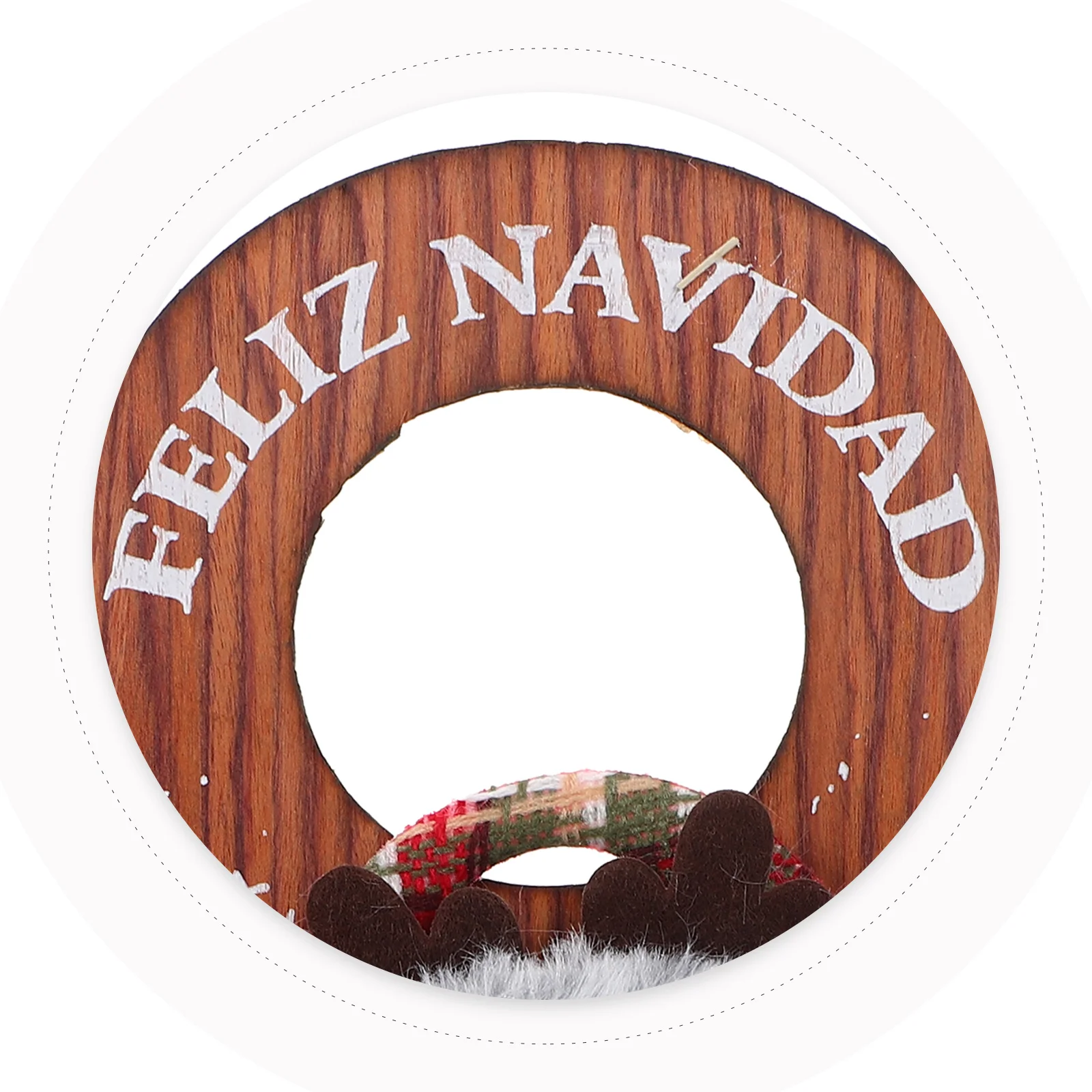 

2Pcs Christmas Wooden Hanging Decor Xmas Door Hanging Sign for Party Gathering Indoor Door Decoration Festive Ornament