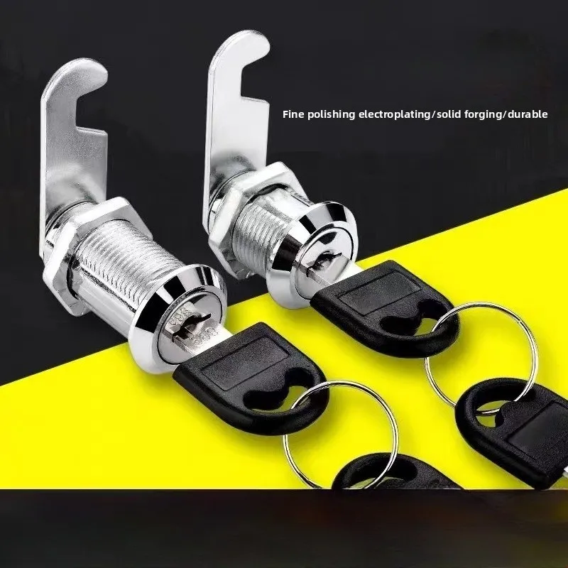 Drawer lock locker door lock glass display cabinet door swivel tongue lock anti-theft office insurance 103 mailbox lock