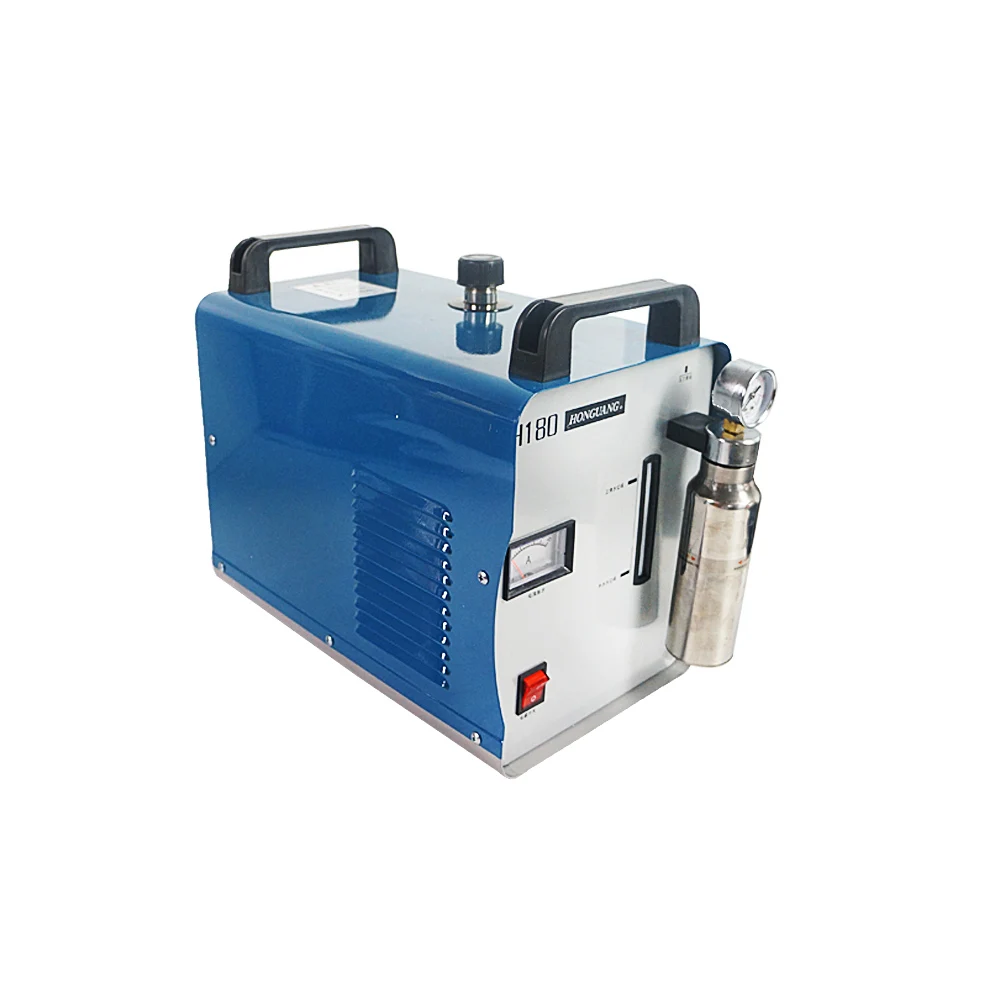 H180 Acrylic Flame Glass Metal Polishing Machine 95L Polisher Oxygen Hydrogen Generator for Jewellers and Silversmiths 500W