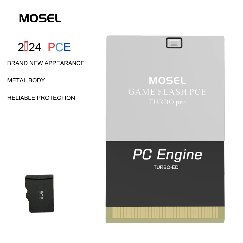 Mosel PC engine PC engine console game card Turbo500 in one supports GrafX and GT handheld computers TG16 and PC