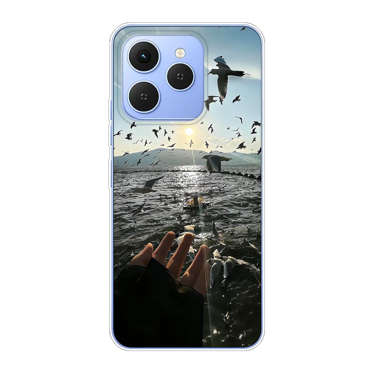 Coque de téléphone transparente en TPU avec motif personnalisé cool pour Tecno Spark 40, anti-jaunissement, antichoc, protection intégrale